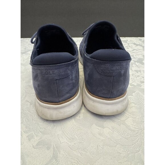 Cole Haan 10.5M 2.Zerogrand Laser Wingtip Oxford Navy Blazer Shoe Comfort C23086 - Picture 4 of 13